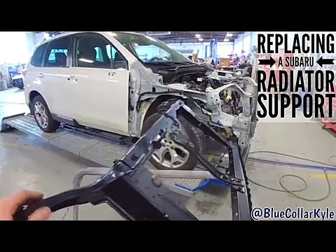 Replacing A Subaru Radiator Support