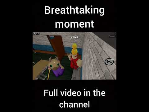 Piggy but it's 100 players breathtaking moment #robloxpiggy #breathtaking #moment #clutch