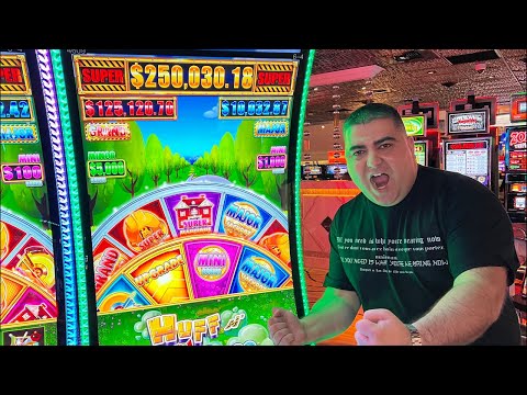 $100,000 BIGGEST LIVE STREAM EVER On Huff N Even More Puff Slot - $360 MAX BETS