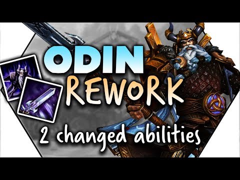 SMITE Odin Rework: Ult COUNTERS Phantom & Leaps! He STUNS! 2 Abilities Changed!
