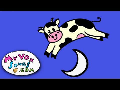 🌈 Hey Diddle Diddle | Cat & the Fiddle Nursery Rhyme for Babies & Toddlers | (MyVoxSongs original)