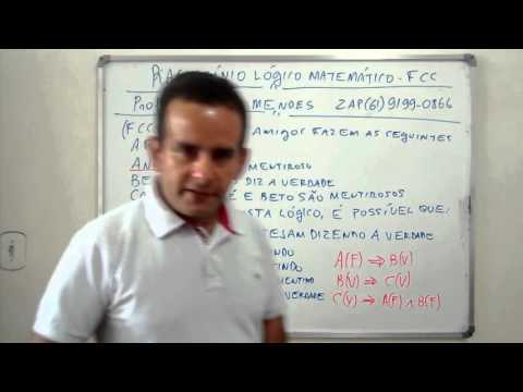 QUESTÃO CLÁSSICA DE RACIOCÍNIO LÓGICO - ARGUMENTO - FCC  - TCE - PROF. RONILSON  MENDES