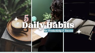 5 Daily Habits For Productivity As A Solo Mom & Full Time Creator