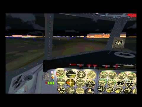 Flying the  classics Douglas DC-7C on Vatsim