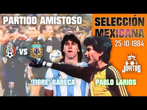 El TRI visitó a la ALBICELESTE y hubo invasión de cancha - México vs Argentina Amistoso (25/10/1984)