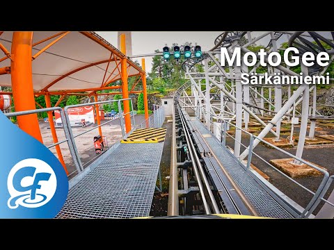 MotoGee front seat on-ride 5K POV @60fps Särkänniemi Amusement Park Sarkanniemi