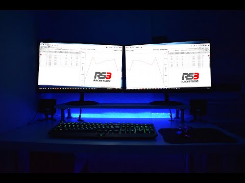 Race Studio 3 Analysis on 2 Monitors!