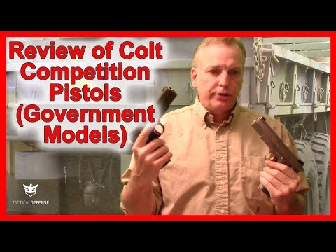 Review of Colt Competition Pistols 38 Super, 9mm, and 45 (Government Model)