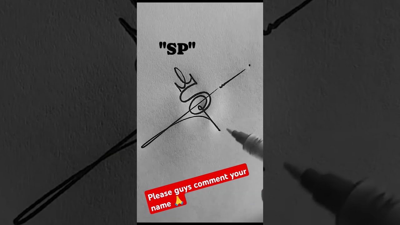 SP letter single style #signature #art #calligrahy #calligraphy #callgraphy #calligraphyart #logo