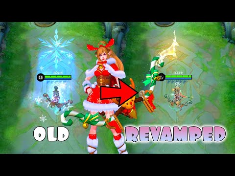 Miya Revamped Christmas Carnival VS OLD Skill Effects | MLBB