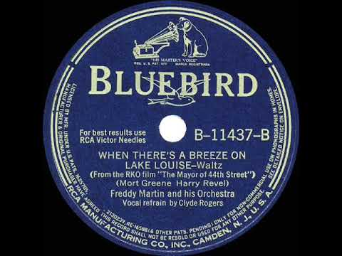 1942 OSCAR-NOMINATED SONG: When There’s A Breeze On Lake Louise - Freddy Martin (Clyde Rogers, voc)