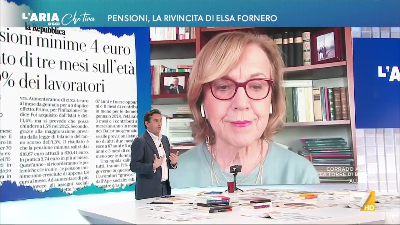 Pensioni, la rivincita di Elsa Fornero: "Dovremmo ringraziarli, l'osservanza dei conti è a ...