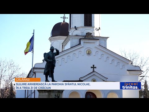 Slujire Arhierească la Parohia Sfântul Nicolae din Călărași, în a treia zi de Crăciun