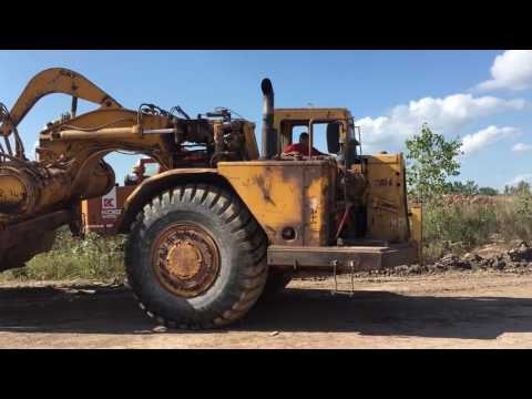 Caterpillar motor scraper model 631D, Sn: 24W882.