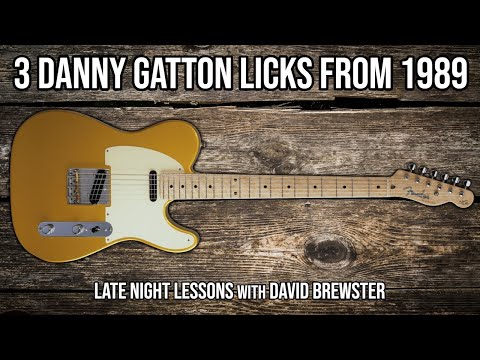 3 Danny Gatton Licks From 1989