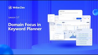 3.7 Domain Focus in Keyword Planner - WriterZen User Guide