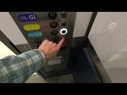 EPIC MOTOR!! 3Phase Bottom Drive Traction Parking Elevator @ CambridgeSide Mall Cambridge, MA