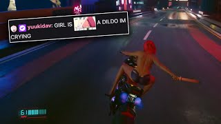 Wolfabelle Shows off her One Handed 'CLUB' to Streamers in her Chat │ Cyberpunk 2077