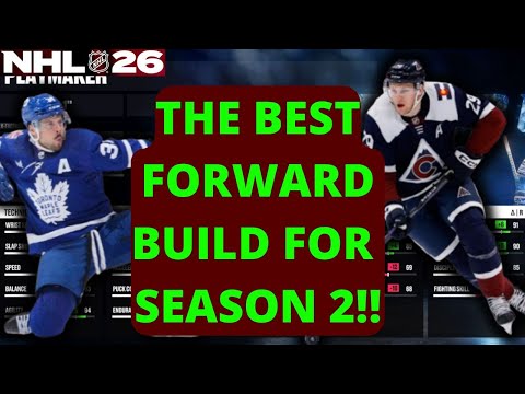 THE ONLY FORWARD BUILD YOU WILL NEED FOR SEASON 2!! NHL 26 WORLD OF CHEL BUILD FOR SEASON 2!!
