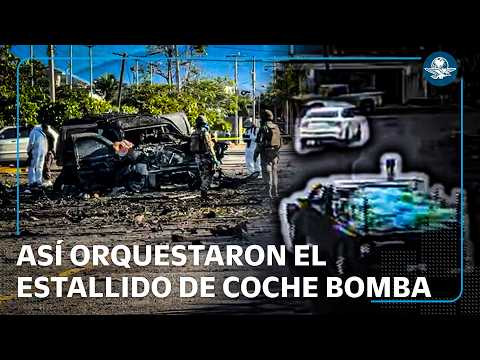Las horas previas al estallido del coche bomba en Michoacán; 2 vehículos y 3 motos lo escoltaron