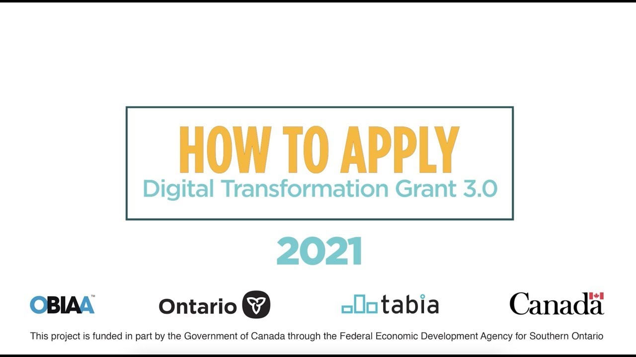 Digital Main Street Digital Transformation Grant -  How To Apply 2021 (captioned version)