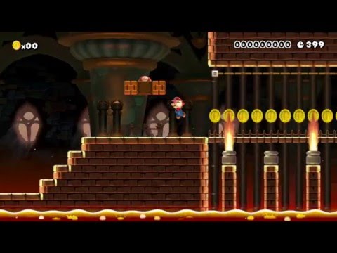 Super Mario Maker Levels: "Road to Giant Bowser"