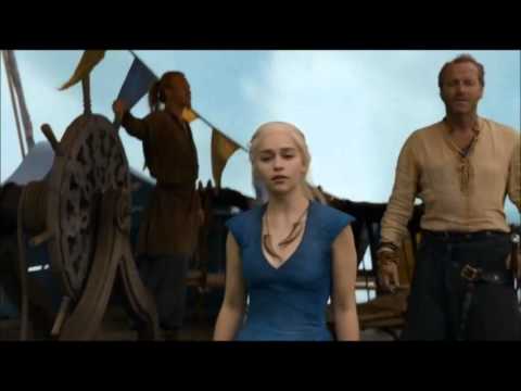 Game of Thrones Season 3 Episode 1 - Danerys dragon Scene