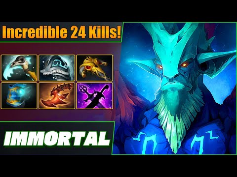 Immortal Leshrac Mid ⚡ Breathtaking 24 Kills! Dota 2 DotaPulse Full Gameplay