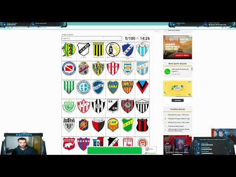Adivinando 100 escudos del Futbol argentino