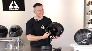 TRIANGLE Open Face Motorcycle Helmet