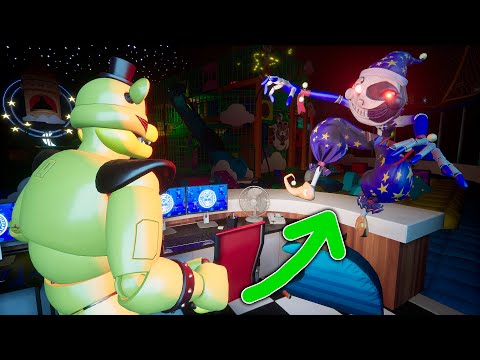 What if you ATTACK MOONDROP with GOLDEN FREDDY? – FNAF Security Breach