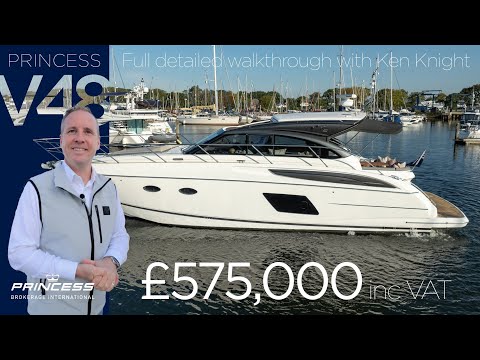 2017 Model, Princess V48 'Horatio' | FOR SALE in Noss on Dart, Devon | Walkthrough with Ken Knight
