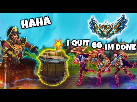 The Most Troll Challenger game you'll EVER see (The Enemy quits at 5 Minutes)