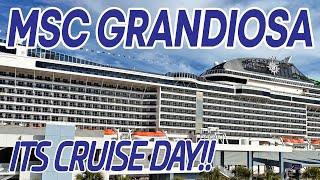 Its Cruise Day!! | MSC Grandiosa Vlogs | Ep 1