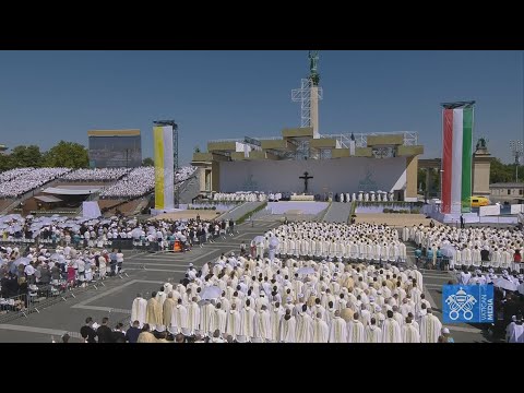 Holy Mass with Pope Francis at International Eucharistic Congress, Budapest, Hungary 12 Sept 2021 HD