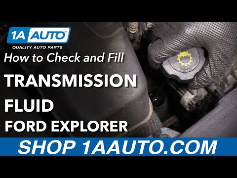 How to Check Transmission Fluid 11-19 Ford Explorer