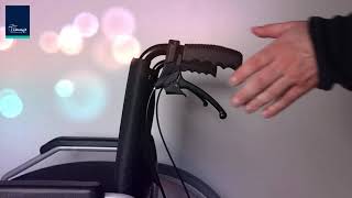 Odľahčený invalidný vozík EVERYDAY-TIM T101 – 51 cm, pevné kolesá