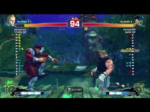 pikagoma [Abel] vs hanada99 [Bison] SSF4 Japanese Online Ranked Matches - TRUE-HD