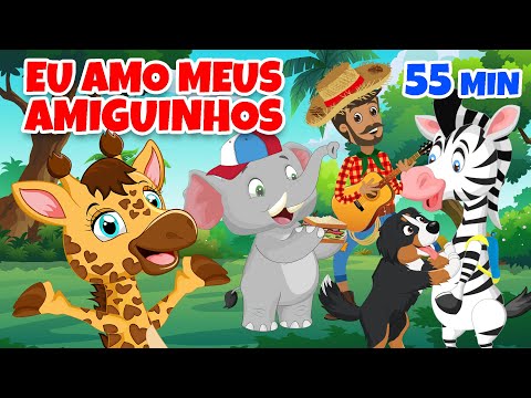 Eu amo meus Amiguinhos - Giramille 55 min | Desenho Animado Musical
