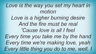 Human Nature - Love Is A Fire Lyrics