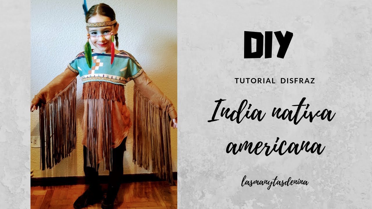 COMO HACER UN DISFRAZ DE INDIA NATIVA AMERICANA