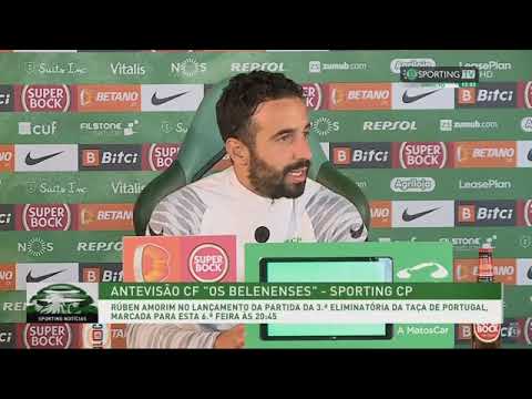 Rúben Amorim fala sobre Rodrigo Ribeiro, de apenas 16 anos