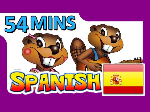 "Spanish Level 1 DVD" - 54 Minutes, Learn to Speak Español, Easy Spanish Lessons, Kids School