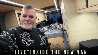 NSIDE THE NEW VAN Testing The New ROOF TOP Internet. LIVE CHAT