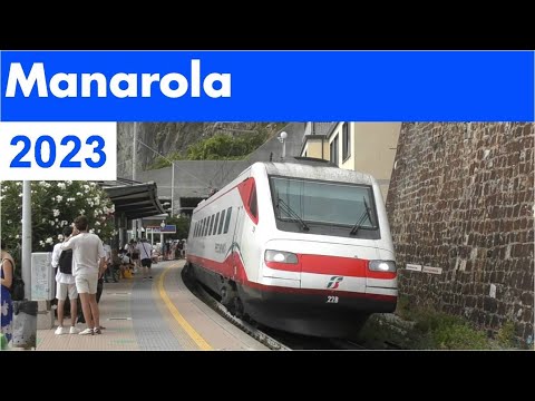 Treni alla Stazione di Manarola - Cinque Terrre