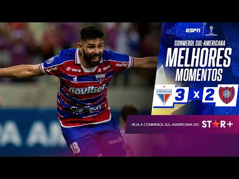 Gols e lances de Fortaleza x San Lorenzo