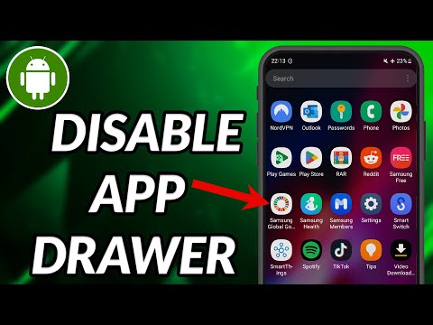 How To Turn Off App Drawer In Samsung