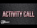Alliance Activity Call: April 3, 2020