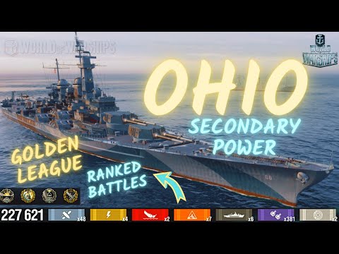 Wows OHIO: OP Battleship World of Warships #wows #worldofwarships #gaming
