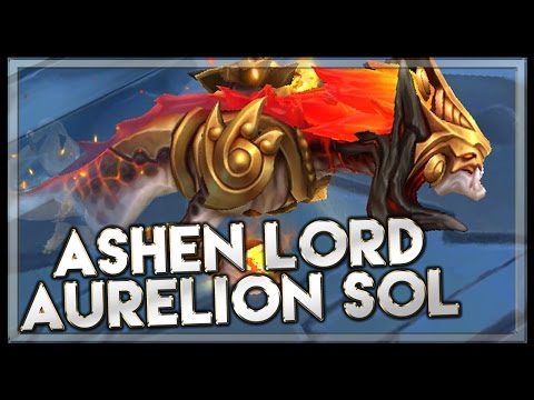 Ashen Lord Aurelion Sol - Skin Spotlight - League of Legends